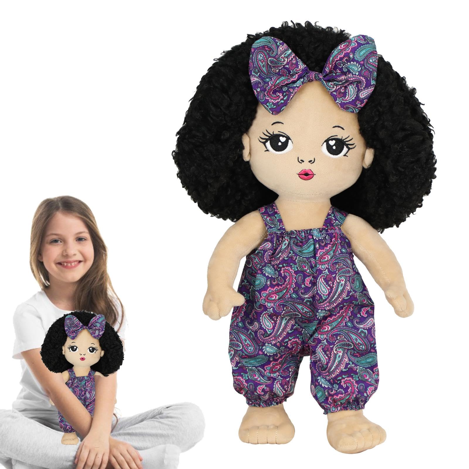 Amazon.co.jp: ぬいぐるみ ブラックボーイドール | かわいいアフロ