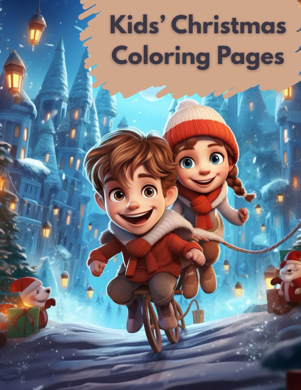 Kids’ Christmas Coloring Pages: Fun and Simple Holiday Coloring Book for Children