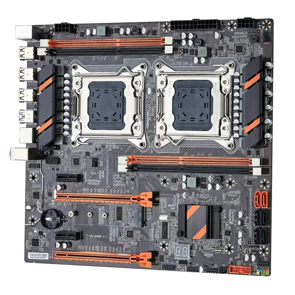 Conjunto de placa-mãe X79 Dual CPU com 2 processadores E5 2660V2