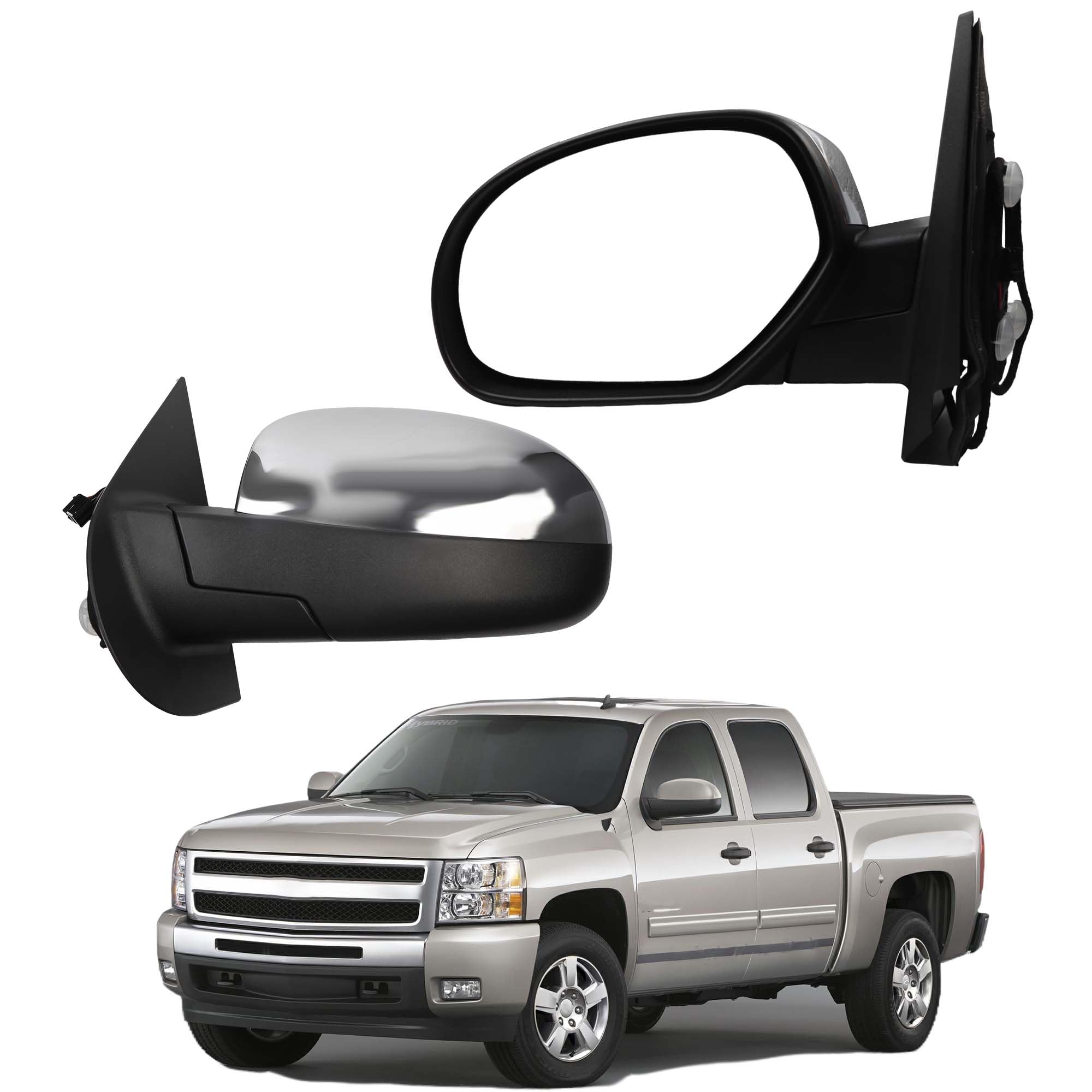 Photo 1 of Dasbecan Left Side Mirror for Chevy Silverado 2007-2013
