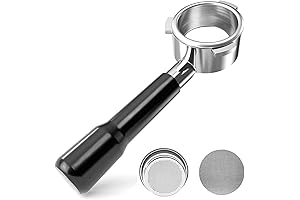 54mm Bottomless Portafilter Replacement for Breville Espresso Machines with Puck Screen