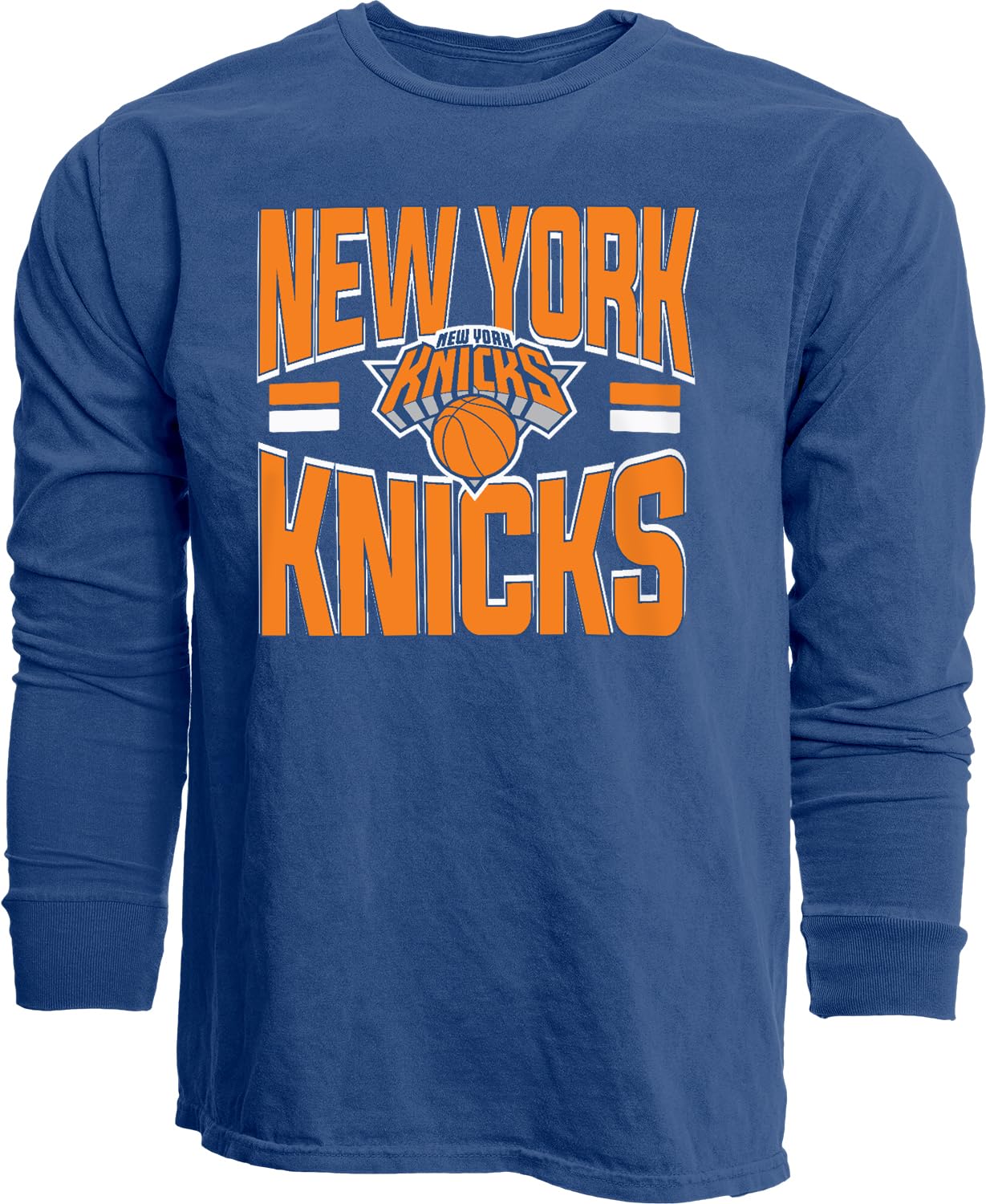 Blue 84 NBA Officially Licensed Long Sleeve T-Shirt Ringspun Bold Team Color
