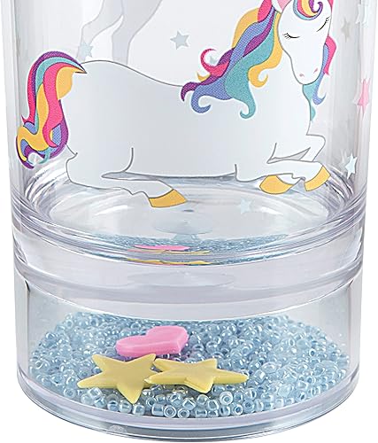Miniatura 6 de Allure Home Creation Unicorn &amp; Rainbow - Juego de accesorios de baño de plástico de 4 piezas