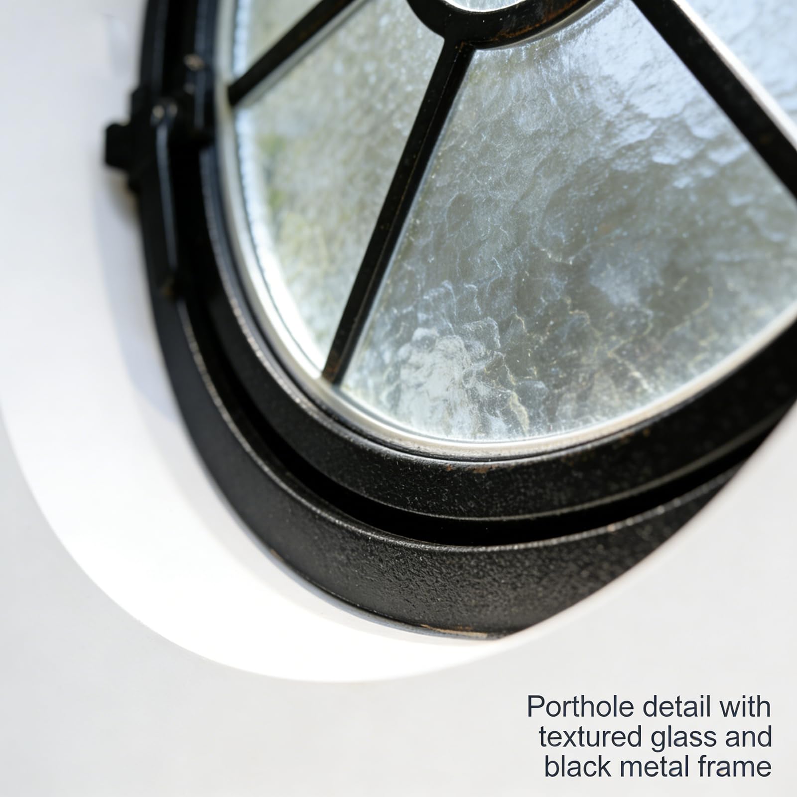 Fenêtre pivotante Ronde, Cadre en Aluminium pivotant à 360°, fenêtre décorative Moderne pour Chambre, Salle de Bain, Salon, avec Panneau en Verre Transparent