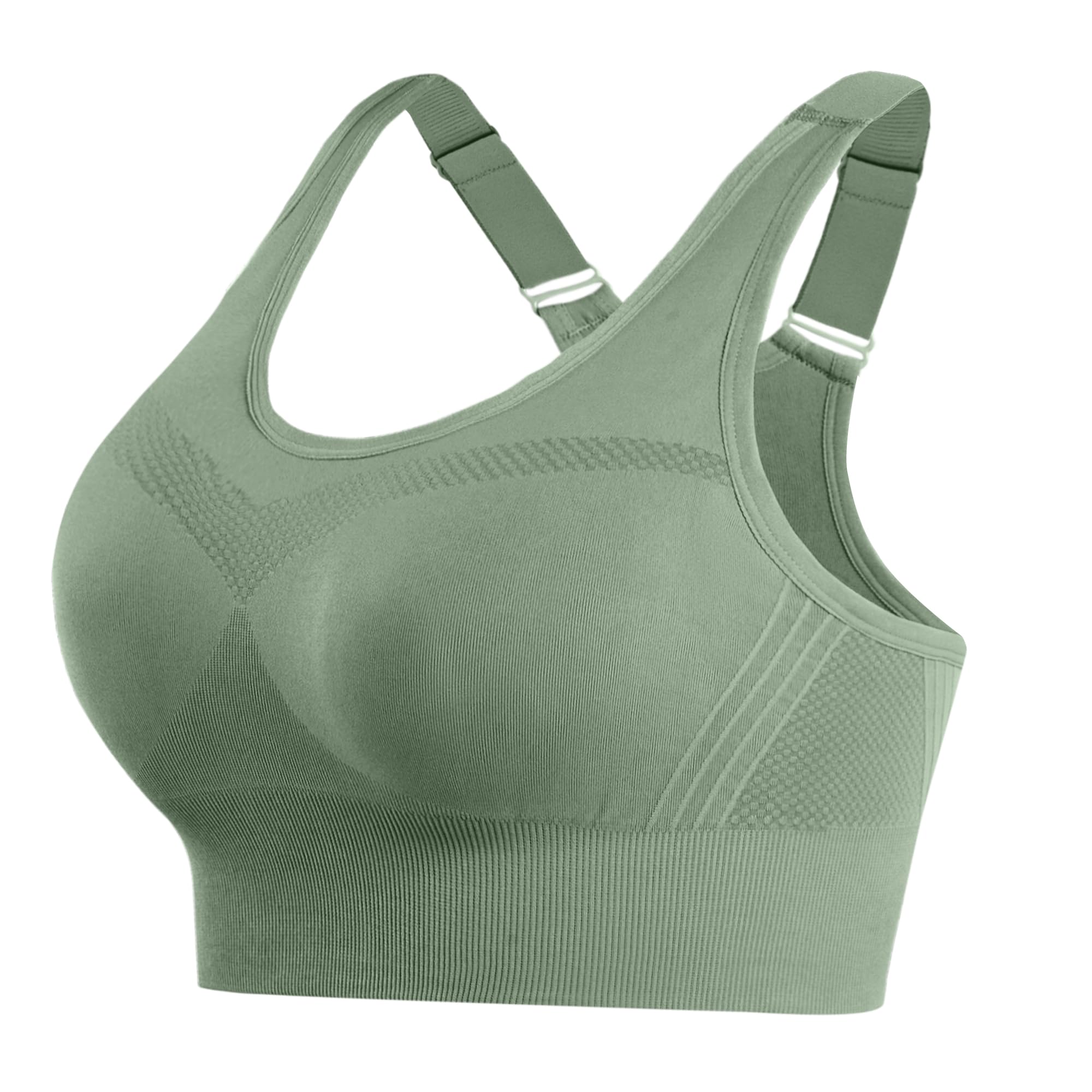 Litherday Sport BH Damen Push Up Sports Bra Starker Halt Sport BH Ohne Buegel mit Abnehmbar Gepolstert für Fitness Jogging Yoga