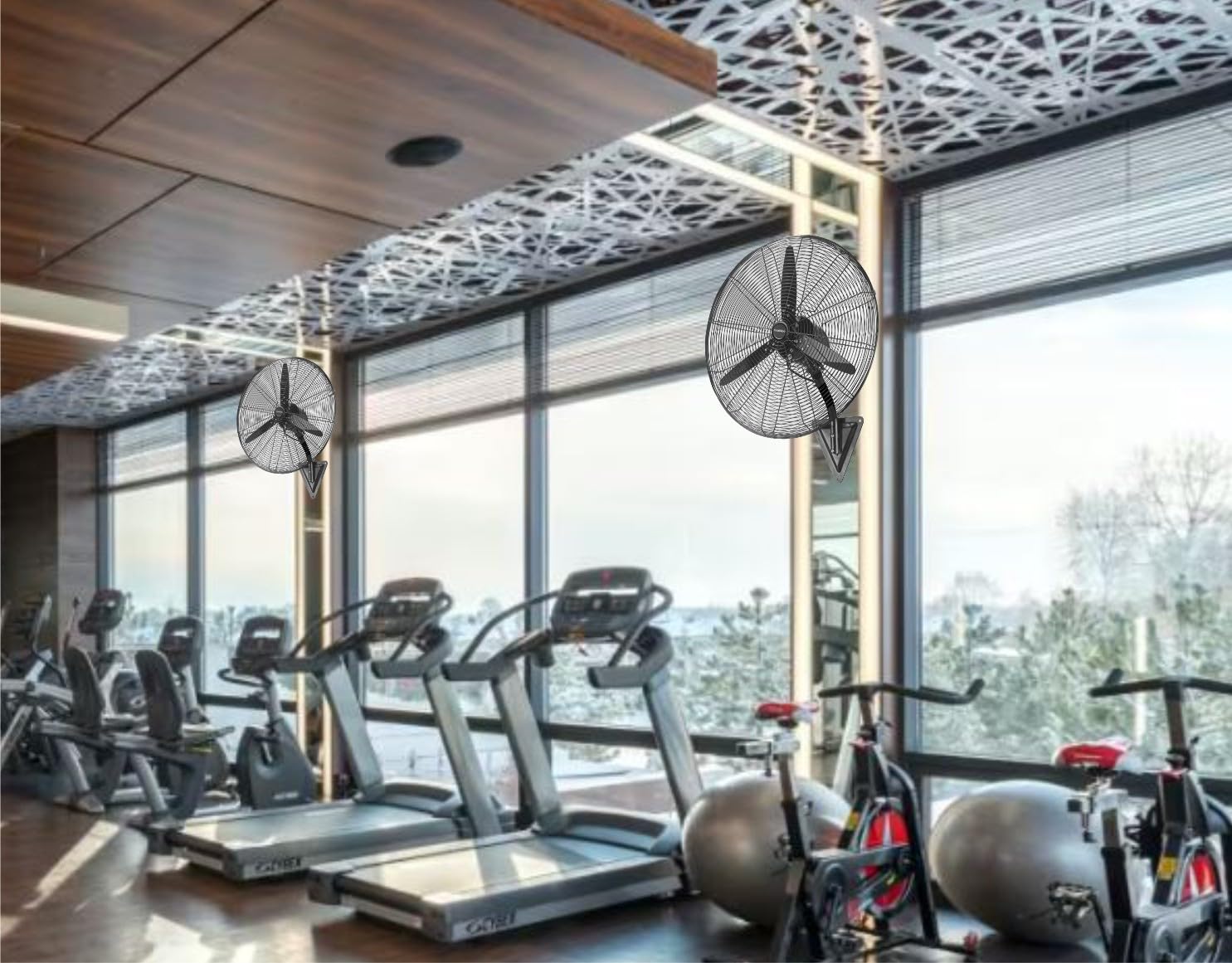 Ventilatore Industriale Bastilipo Uragano - 140 W, 3 Velocità, Pale 60 Cm, Nero, Con Ruote - Foto 5