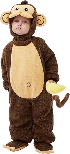 Miniatura 3 de Spooktacular Creations Halloween Monkey Costume Toddler, Kids Monkey Costume for Baby Halloween Animal Dress Up Party