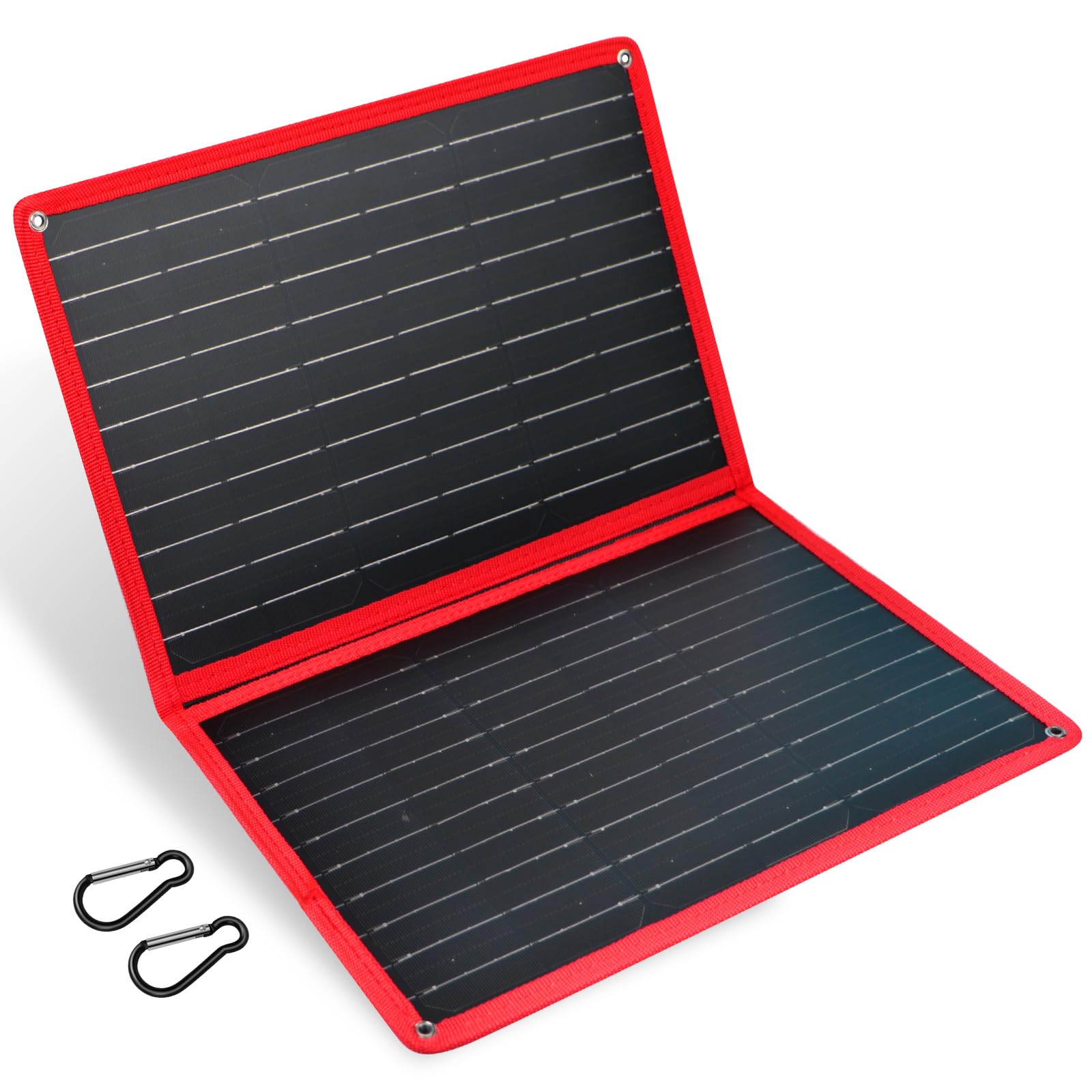 DOKIO 20W Moduł Solarny Monokrystaliczny Przenośny Składany Panel Słoneczny USB-A USB-C