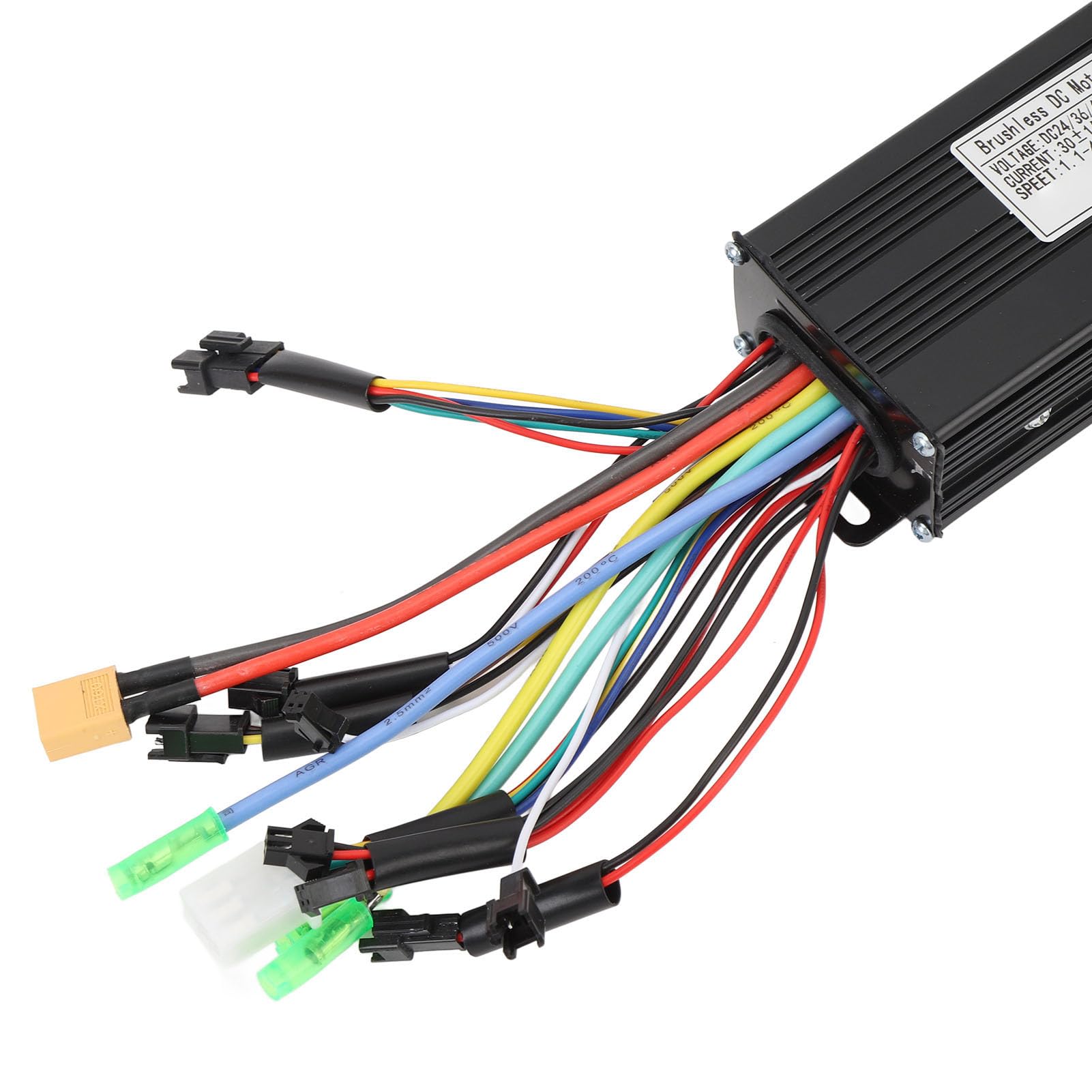 BuyWeek Kit de Contrôleur de Moteur sans Balais pour Vélo Électrique, 36V 48V 750W 1000W 30A 3 Modes Contrôleur d'onde Sinusoidale Panneau d'Affichage LCD Couleur H-100, pour Scooter Électrique