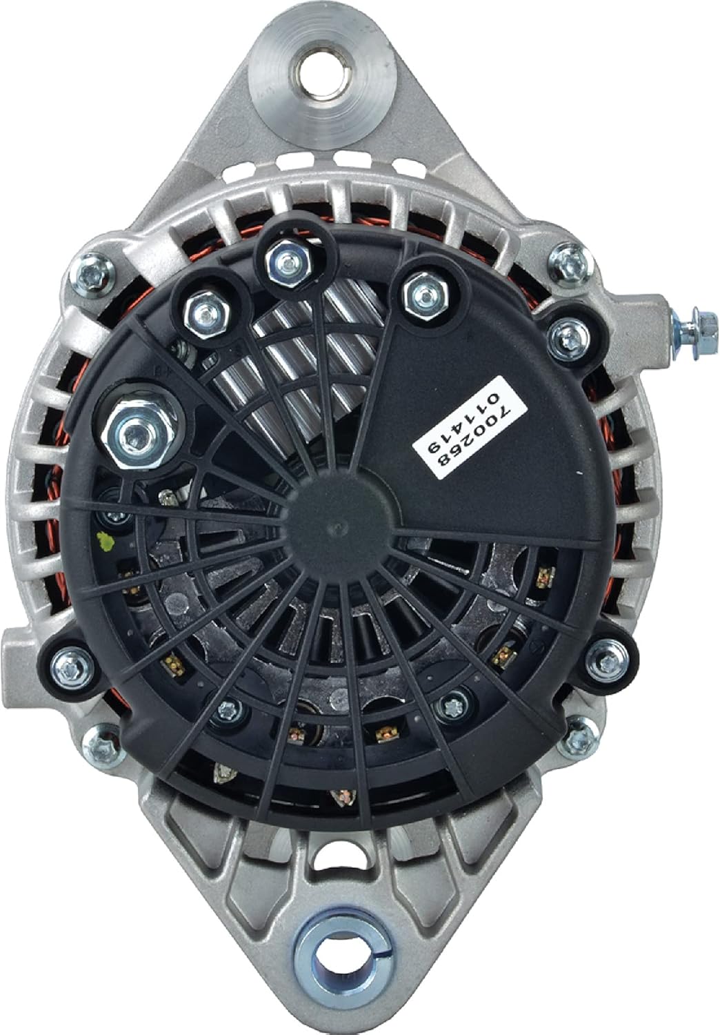 Alternator Compatible with/Replacement for 110 Amp, 24V, CW Rotation, IF Fan Type, IR Regulator DELCO 24V 8717 240-6512 8600467 28SI