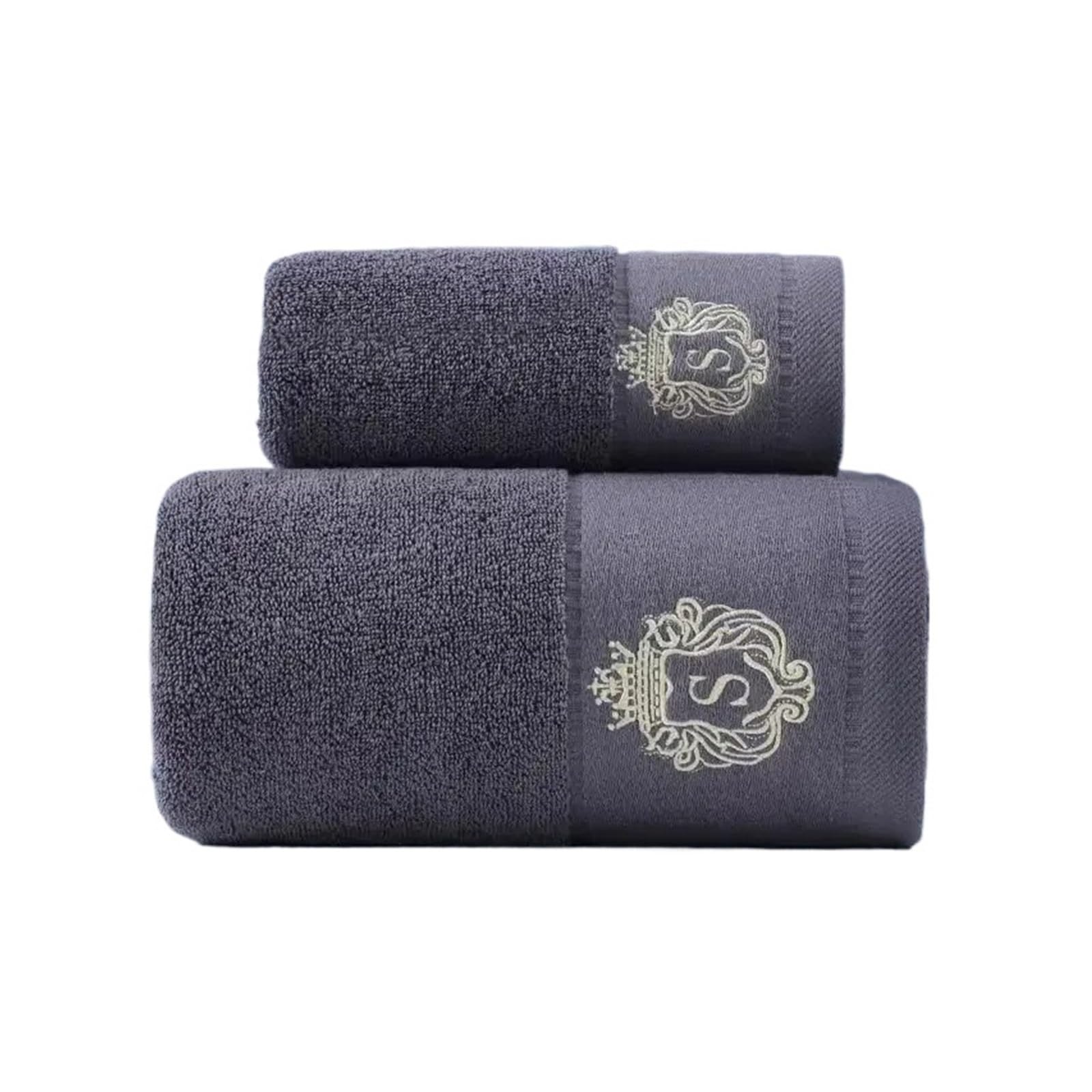 Juego de toallas de algodón absorbentes para secado rápido en el baño y entrenamientos