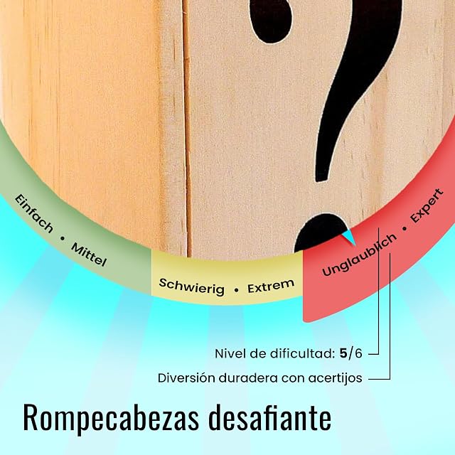 Foto 3 de 7 de Logica Juegos Art. ¿Caja? - Caja Secreta - Dificultad 5/6 Incrojable - Rompecabezas de Madera - Caja Secreta