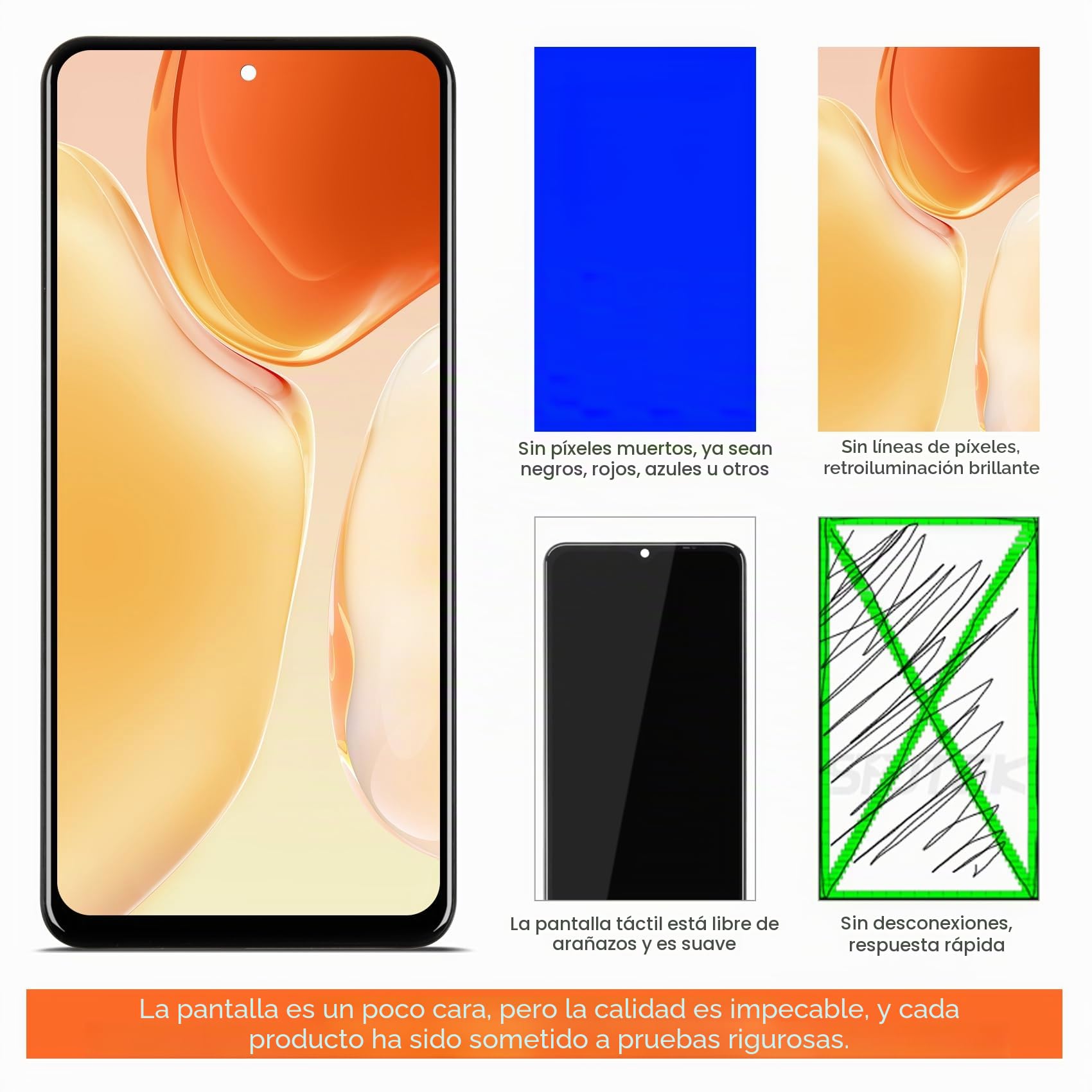 AGCUT - Pantalla LCD para Honor Magic 6 Lite 5G LCD Display para Honor Magic 6 Lite 5G Ali-NX3 de 6,78 pulgadas, pantalla de repuesto digitalizador, pantalla táctil, Asamblea completa con herramientas