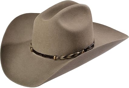 Stetson stone portage 4x buffalo felt cowboy hat Clearance