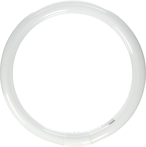 Satco S6503 4100K 32-Watt 4 Pin T9 Circline Lamp, blanco frío