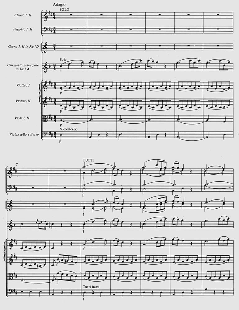 モーツァルト: クラリネット協奏曲 イ長調 KV 622/ベーレンライター社