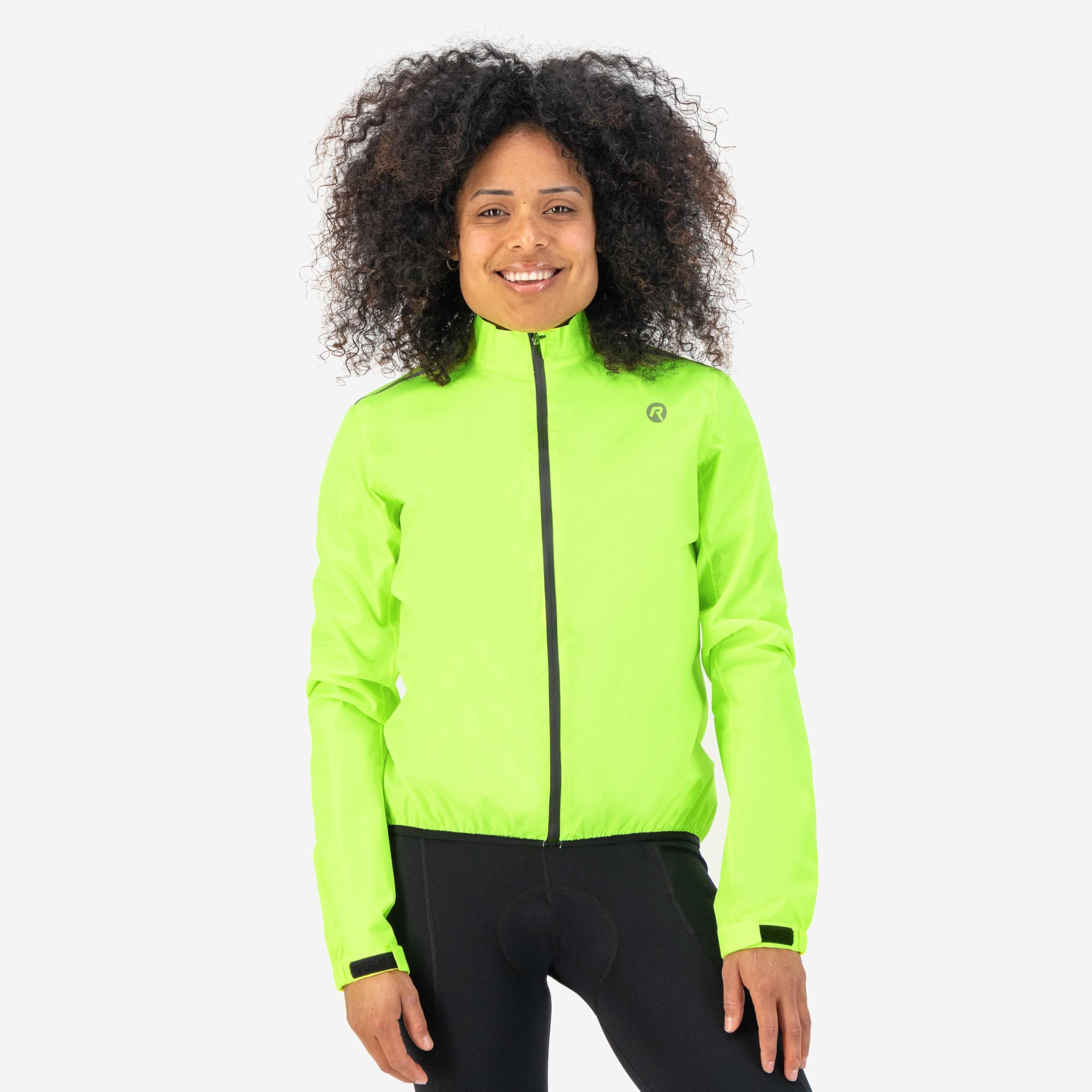 Rogelli Core Veste Velo Pluie Vent Femme, Jaune