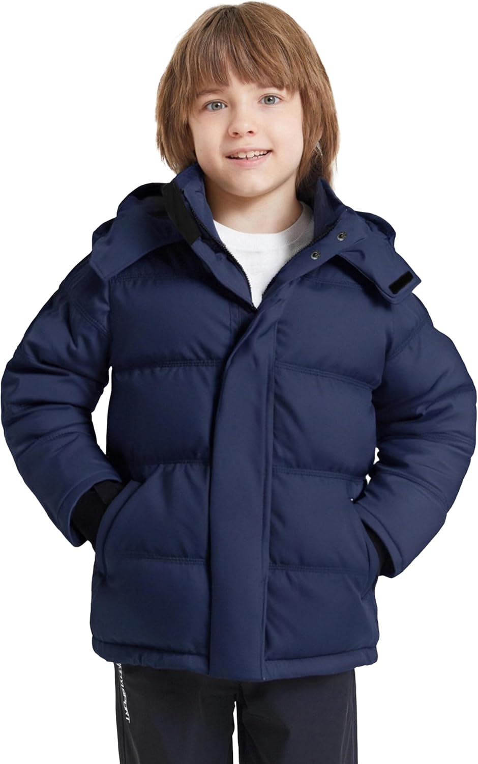 ZSHOW Boys' Winter Coat Waterproof Warm Quilted Puffer Jacket with Removable Hood - Image 2