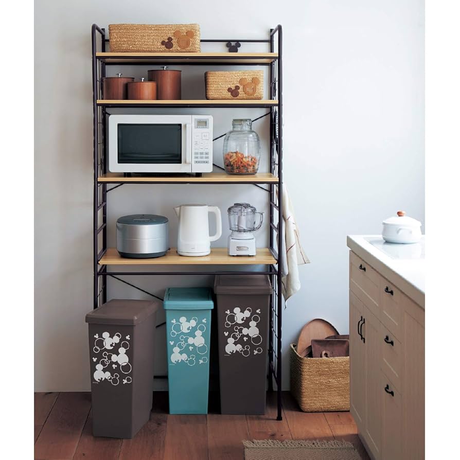 ⭐︎ ベルメゾン　ディズニー　家具 Amazon｜[ベルメゾン] ディズニー レンジ台 メラミン棚板