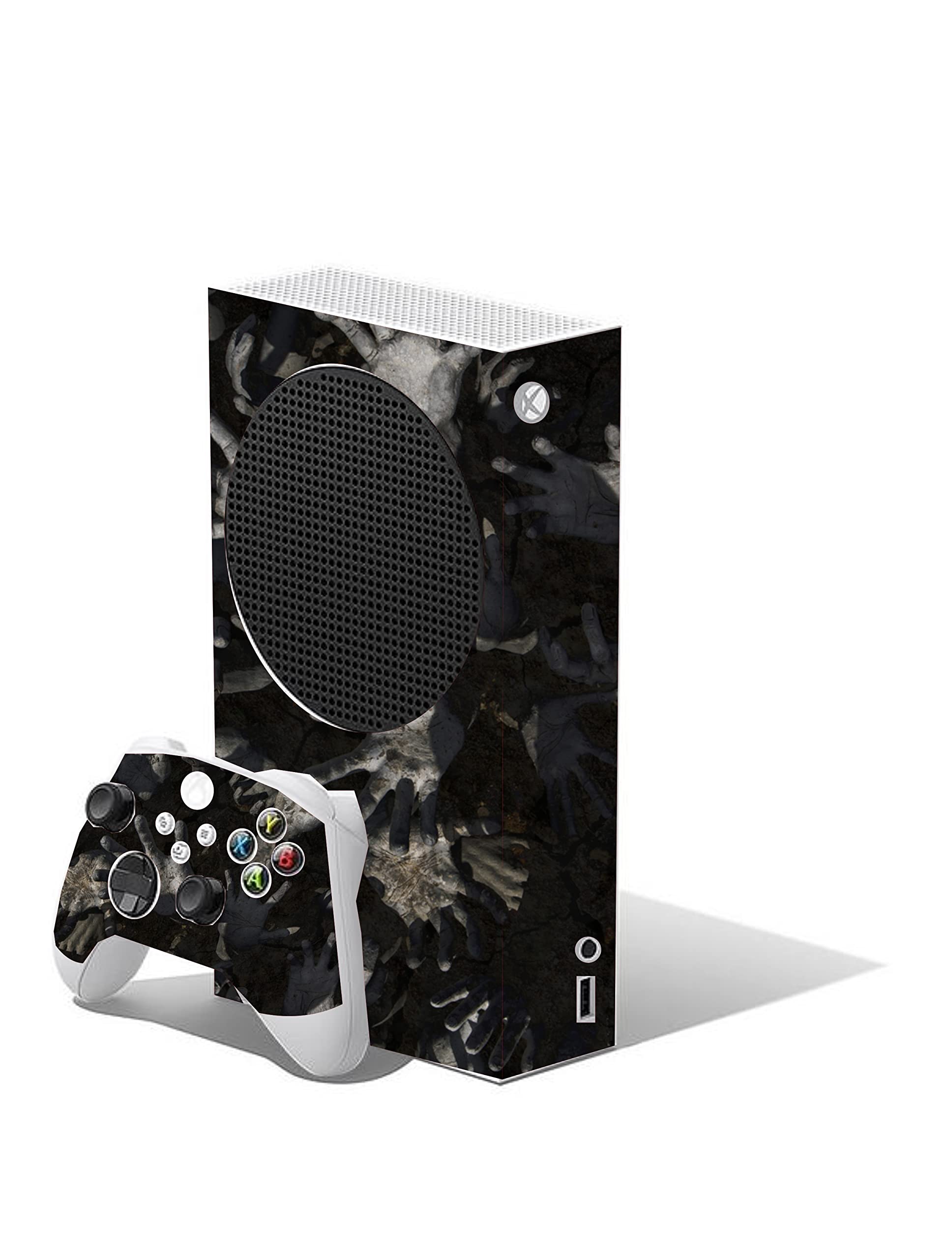 Football Custom Vinyl Skins for Xbox Series S, Wrap Decal Cover Stickers for Xbox Series S Console Controller (Football) — view 9