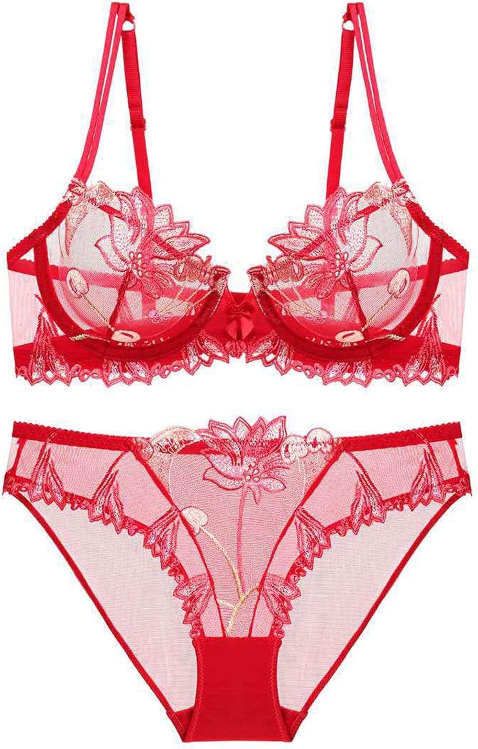 Skin PU See-through Bra（ls52508A）