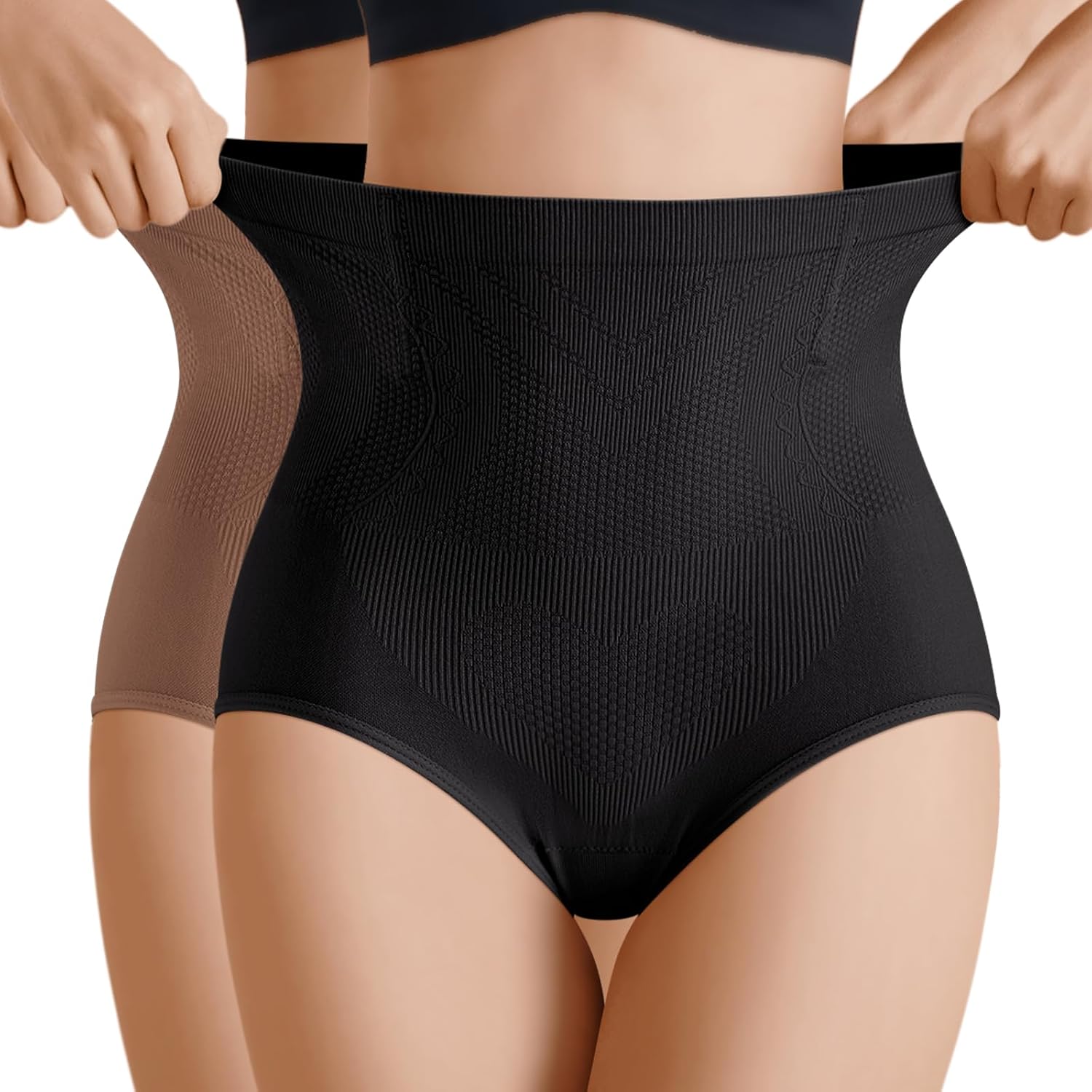 Women Shapewear Tummy Control Underwear,High Waisted Body Shaper Panties,Seamless Brief Girdle Panty for Women