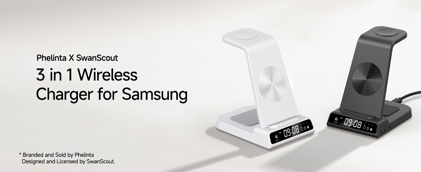 Galaxy - GALAXY wireless charger ＆Buds2 Amazon.com: Wireless Charger for Samsung, 3 in 1 Wireless