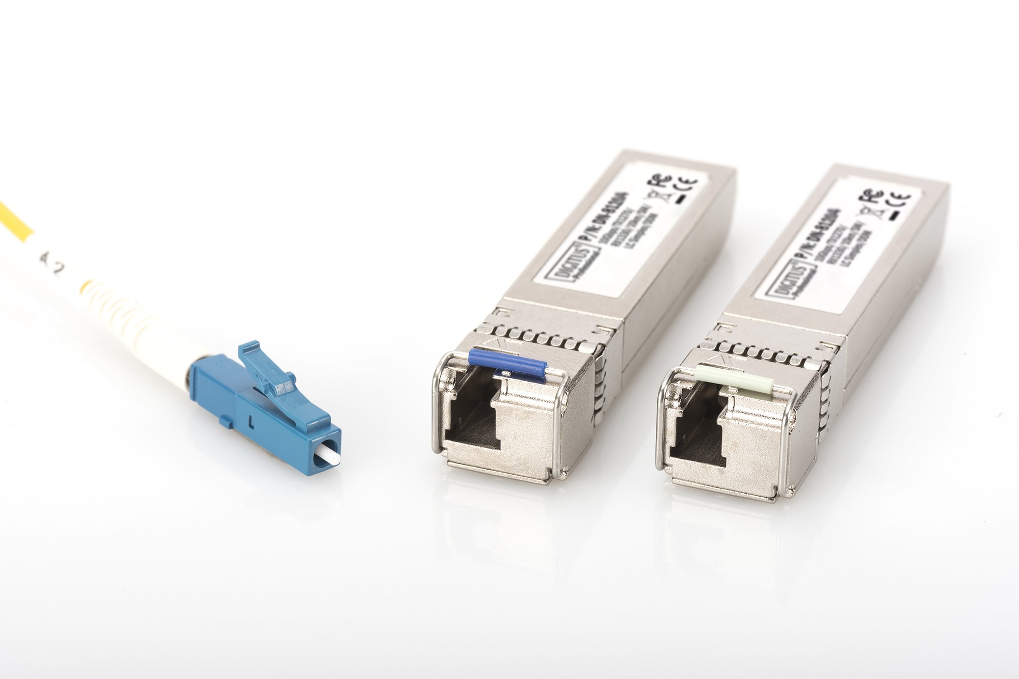 DIGITUS Uniwersalny moduł SFP+ - 10 Gbit/s - Mini GBIC - do światłowodu jednomodowego - LC Simplex - dwukierunkowy - TX1270/RX1330nm - zasięg 10 km - Plug & Play