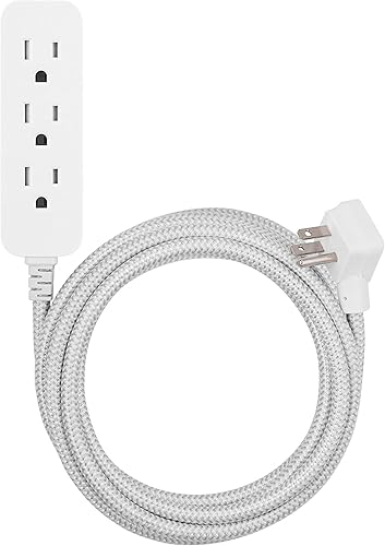 Vista 30 de Cable de extensión para estación de carga de USB Cordinate 41691, de diseño, conector múltiple con protección de sobrecarga eléctrica 2 tomas