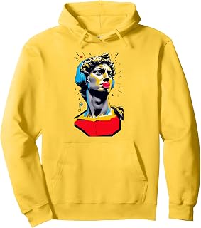 David Statue Michelangelo Motivational Renaissance Art Pullover Hoodie