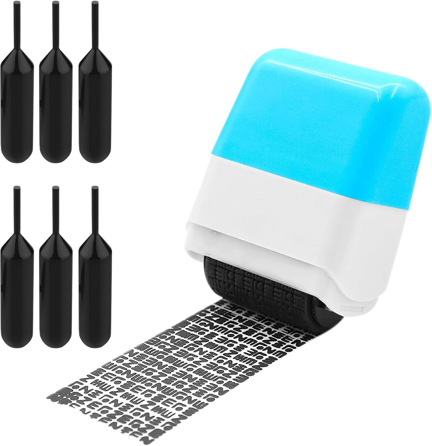 Amazon.com: Identity Theft Protection Roller Stamp Set(No Ink Leakage ...
