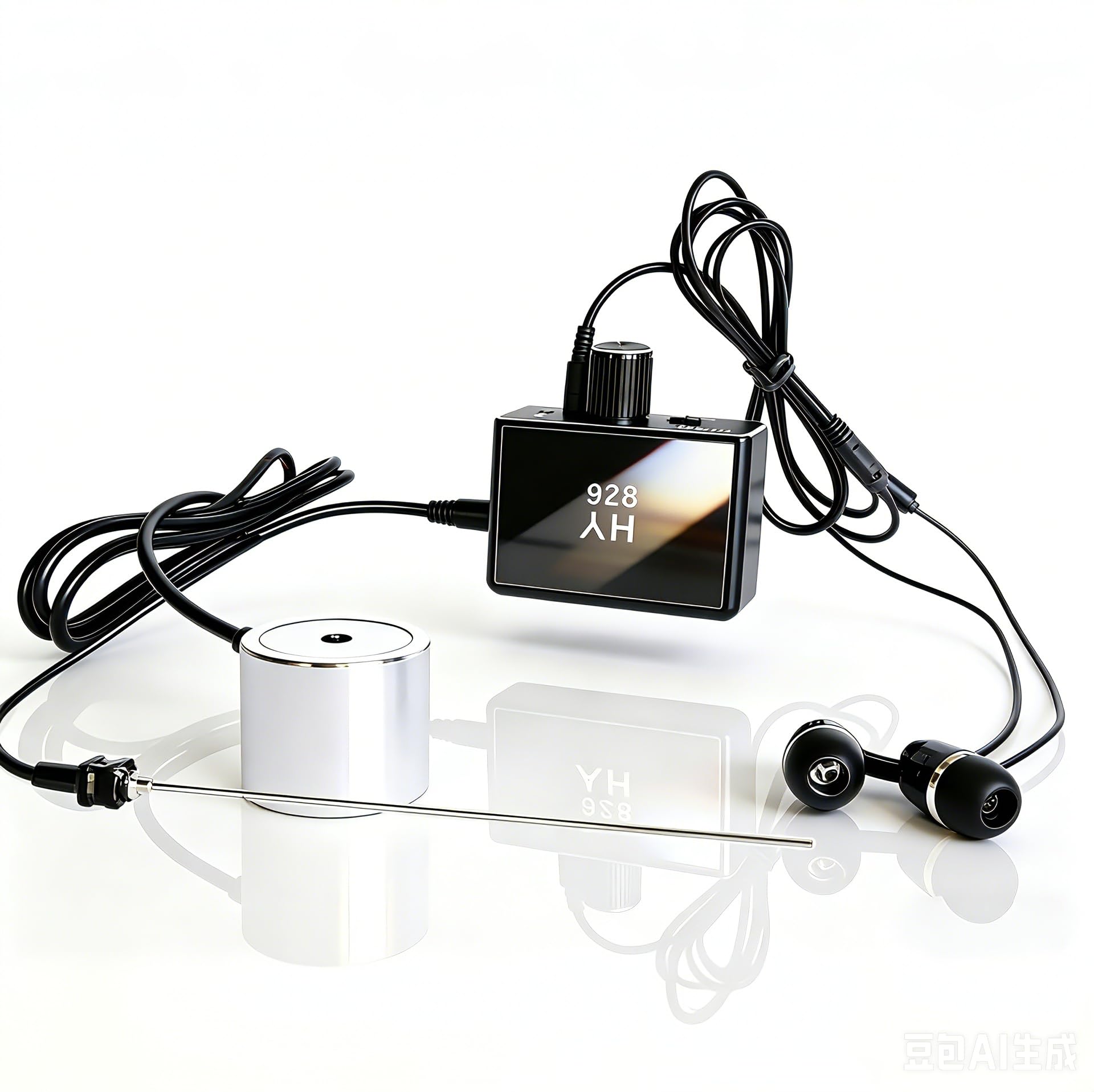 VANLON Super Sensitive Thru-Wall Audio Contact Microphone – Enhanced Version, Listen Through Walls/Doors/Windows, Contact & Probe Microphone Amplifier System, Rechargeable & Portable