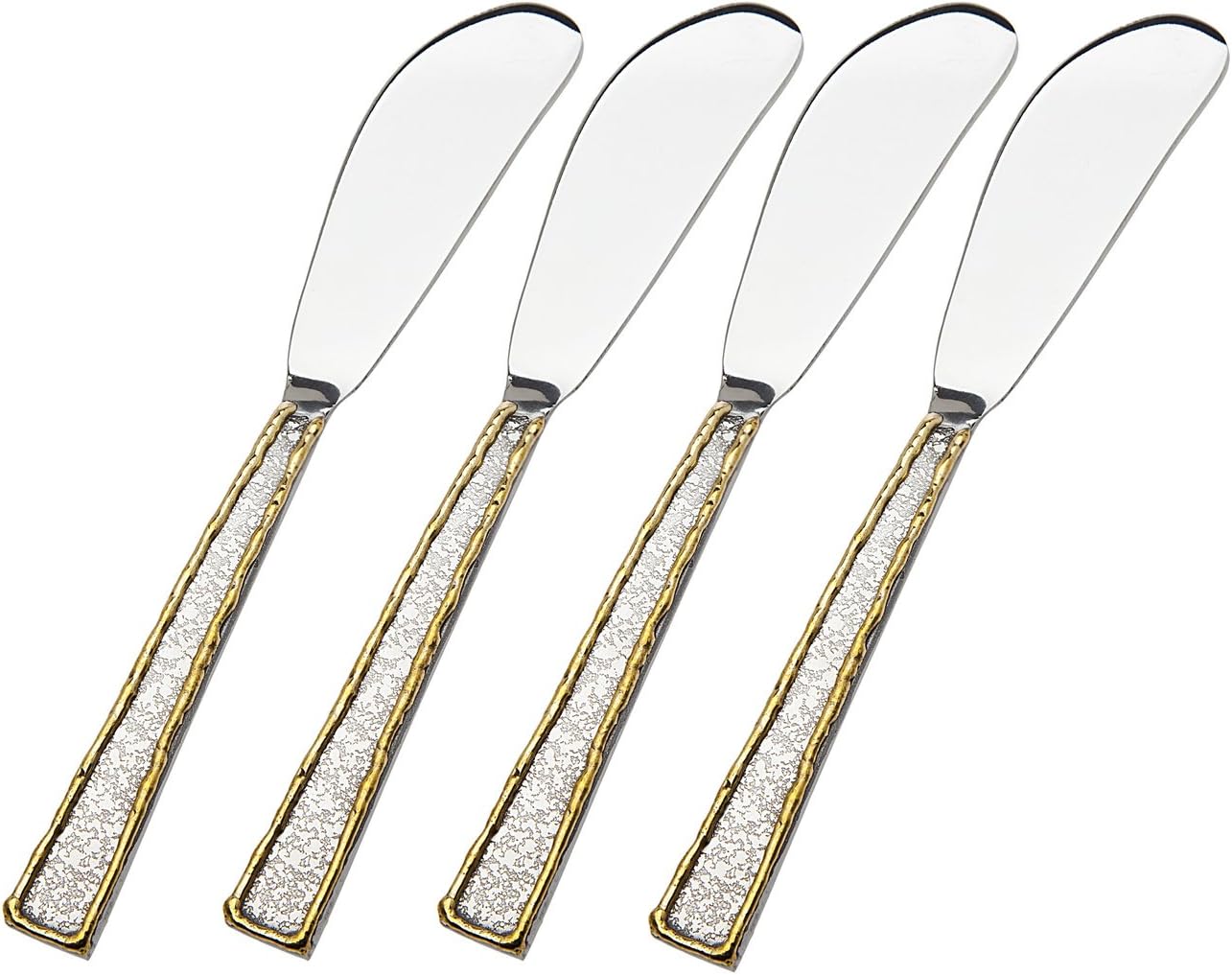 Godinger Silver Art Golden Frost Spreaders Set of 4