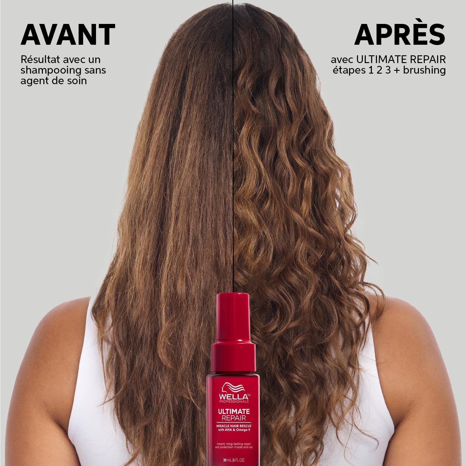 Wella Professionals ULTIMATE REPAIR Après-shampooing nourrissant pour cheveux abîmés + Miracle Conditioner, soin réparateur sans rinçage pour cheveux abîmés 200 ml + 30 ml