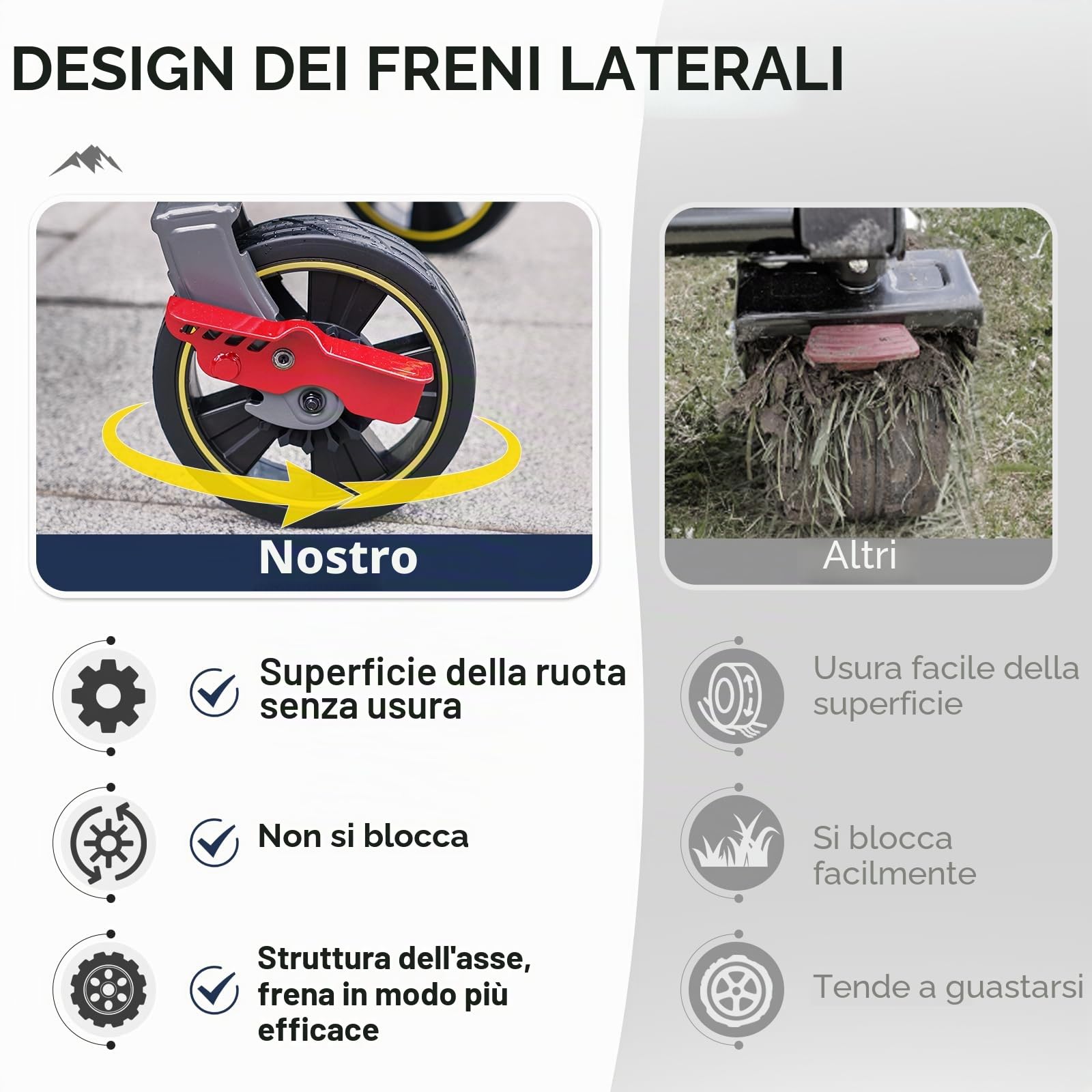 Portal Carrello pieghevole XXXL, 400 l, 160 kg, portata grande, con porta bevande, borsa laterale, carrello pieghevole, per giardino, campeggio, festival, blu