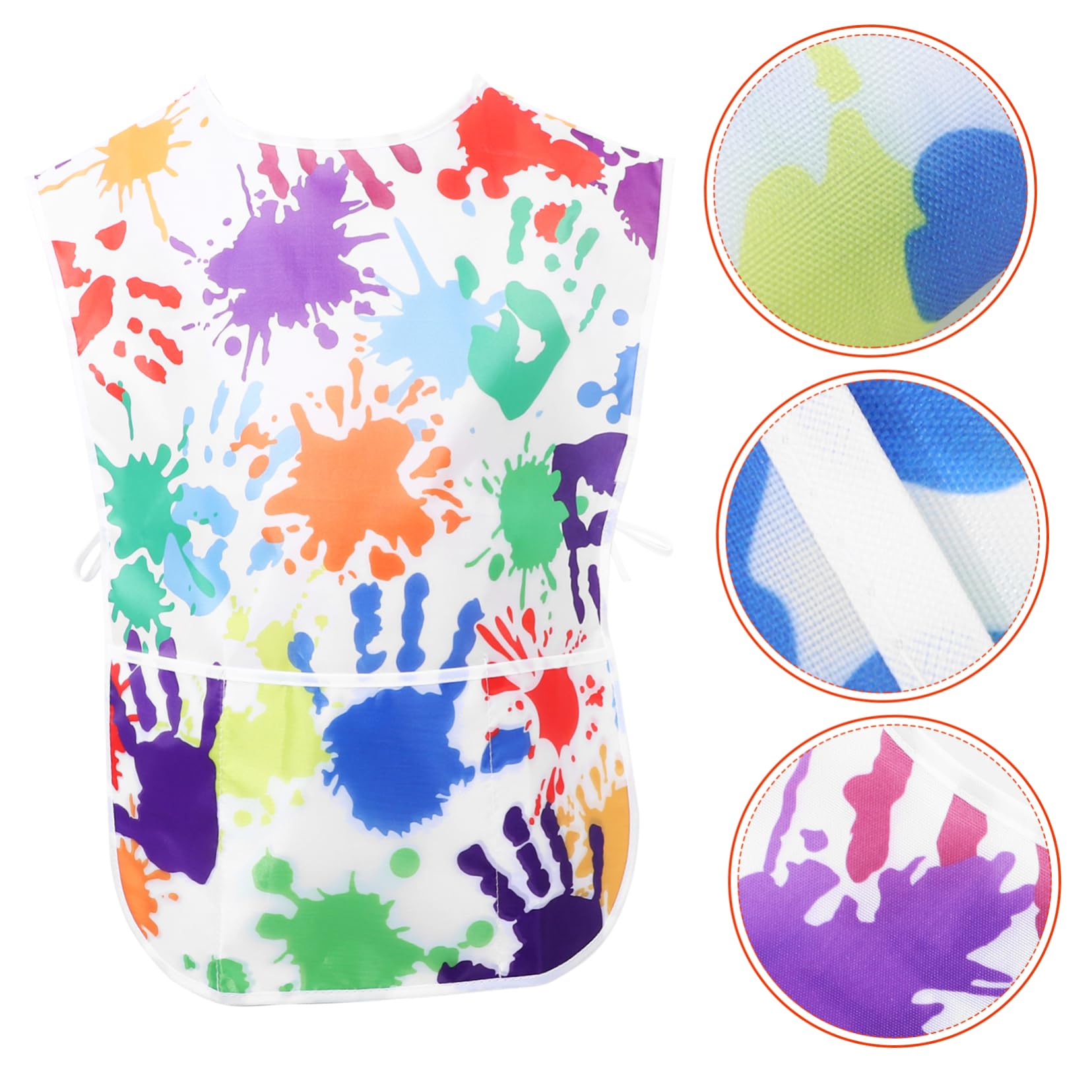 TOYANDONA grembiule da disegno per bambini grembiule grembiuli artistici per bambini grembiule chef bambino grembiule cucina bambino grembiuli d'arte pittorica stoffa Colorful