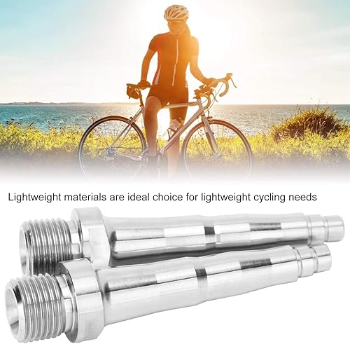 Miniatura 4 de Pedal de bicicleta Eje de eje de pedal de bicicleta Eje de aleación de eje de repuesto para (3.071 in)
