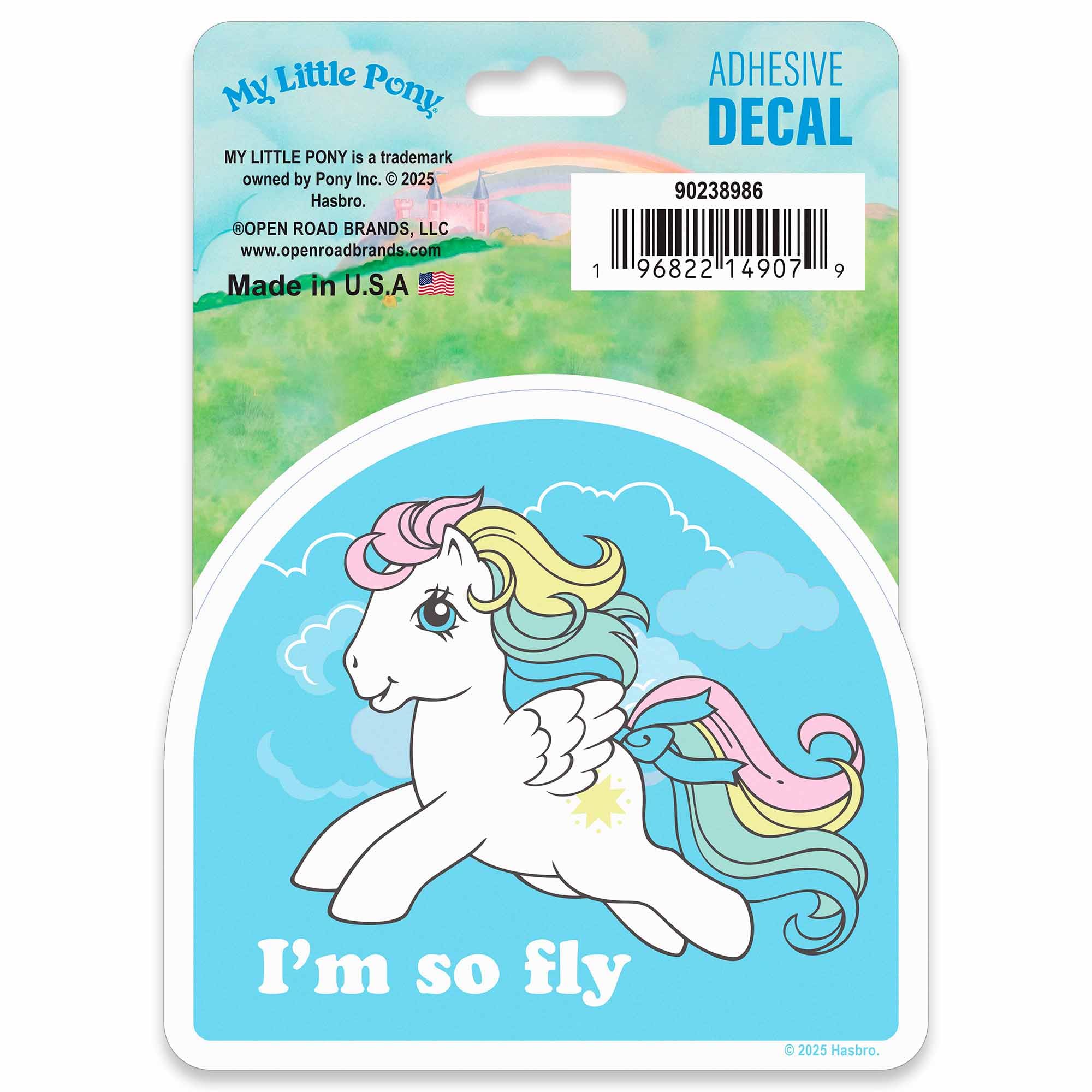 Hasbro My Little Pony I’m So Fly Adhesive Vinyl Decal