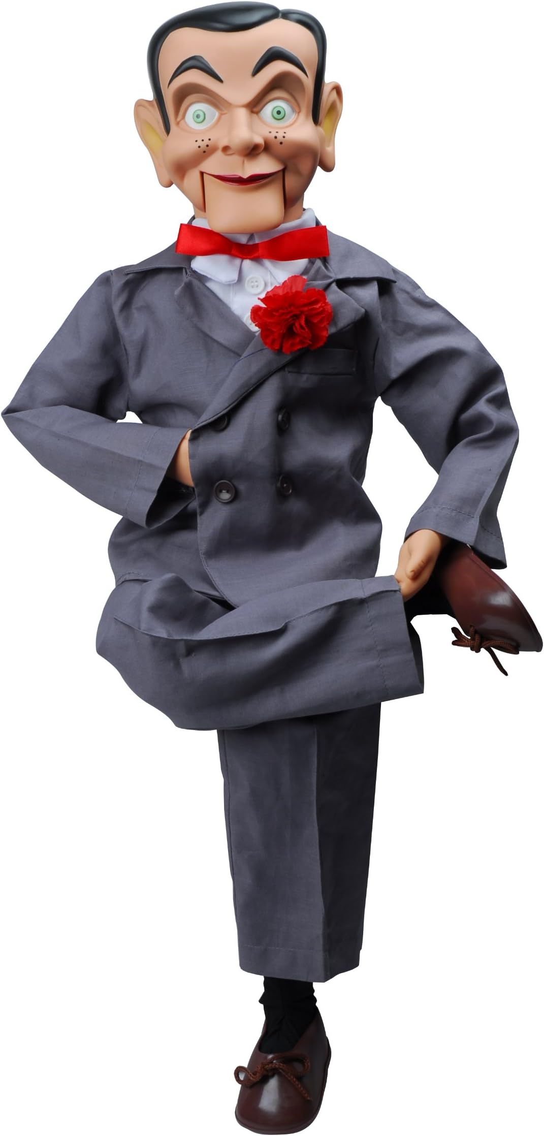 Ventriloquist Doll โStar of Goosebumpsโ, Famous Ventriloquist Dummy. Has Glow in The Dark Eyes. Dog Whistle Training to Stop Barking Control Devices for Neighbors Dog, with Black Lanyard