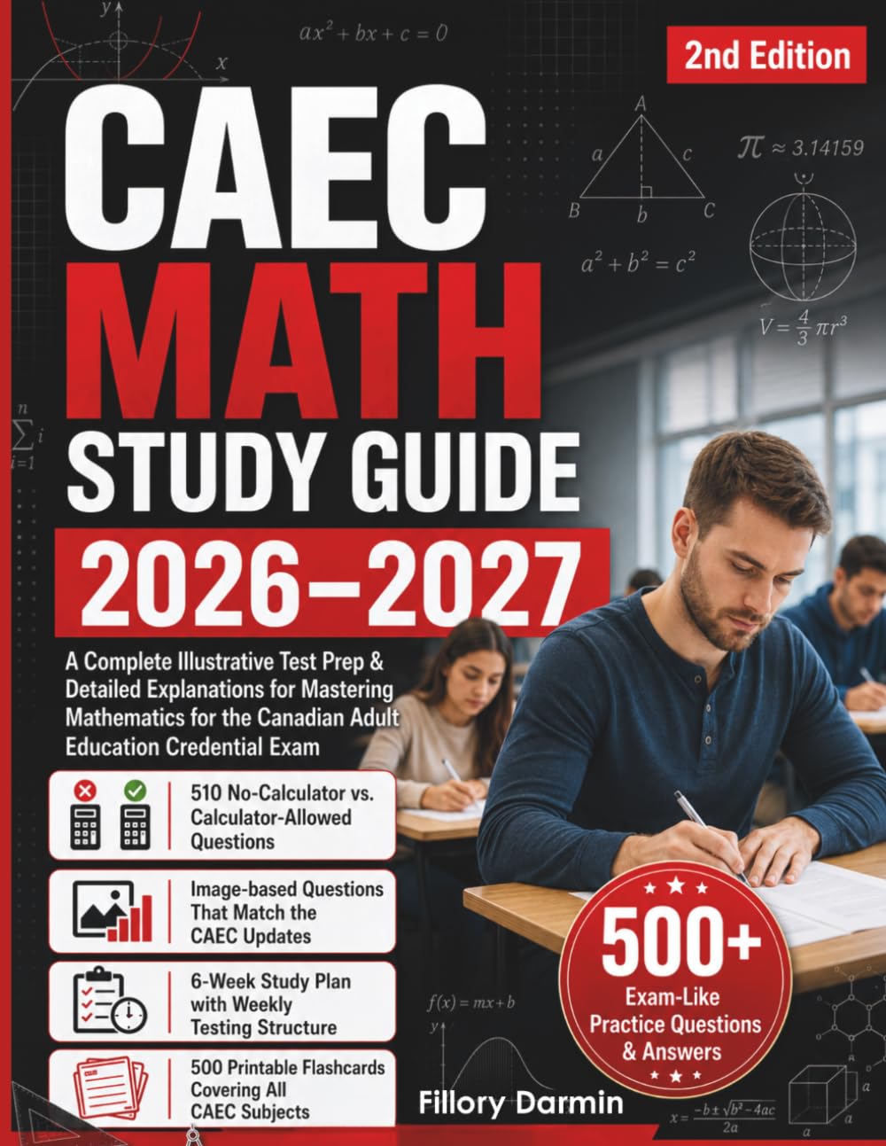 CAEC Math Study Guide 2026-2027: A Complete Illustrative Test Prep & Detailed Explanations for Mastering Mathematics for the Canadian Adult Education Credential Exam