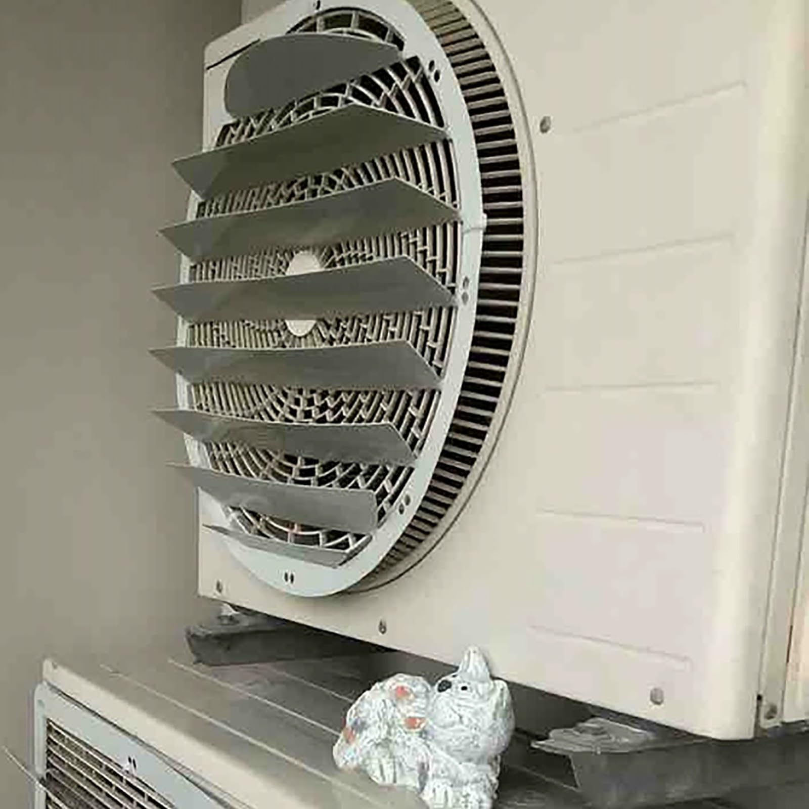 Deflettore per Compressore del Condizionatore d'Aria Copertura Deflettore per Guida del Vento Paravento per Dissipazione del Calore Griglie Anti-Dirette Defender per Recinzione(50cm/20in)