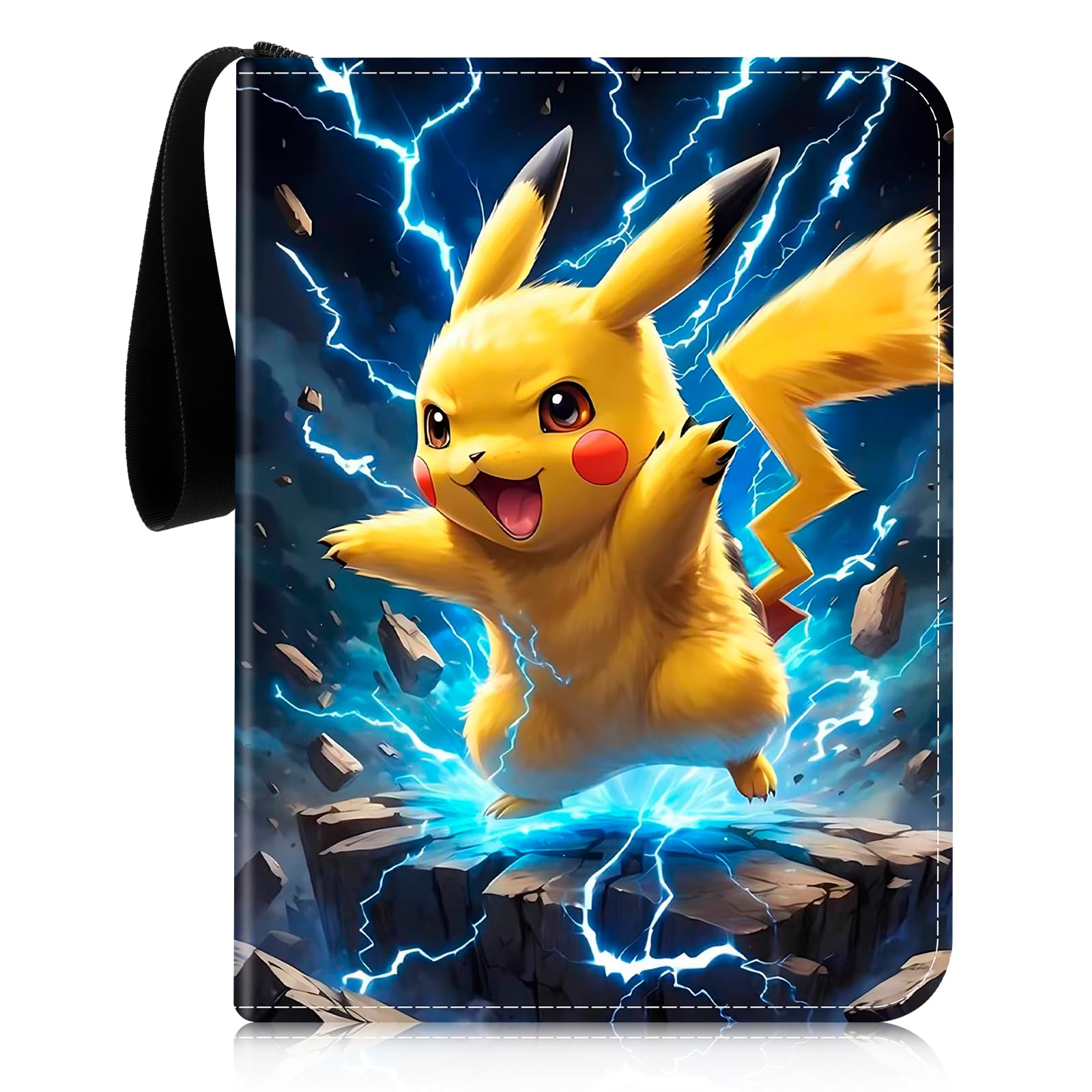 Pokemon Sammelkarten Album - 50 Seiten Für 400 Karten PU Leder