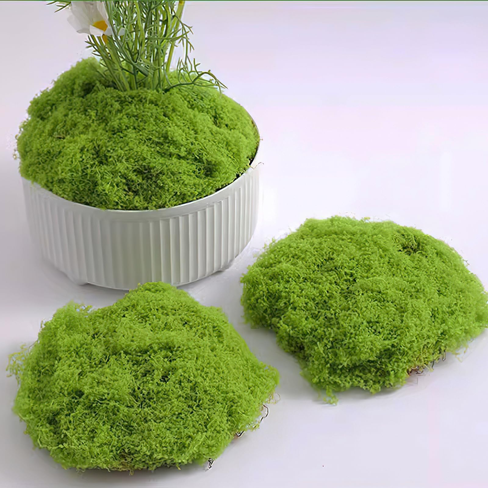 100 g di muschio artificiale per decorazioni, muschio artificiale