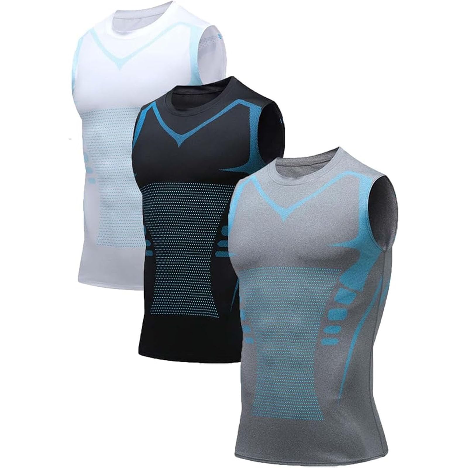 V-Boost V2 Shaping Tank Men, Quick-Drying Wicking Breathable Sleeveless Shirts, Feel The Power of Confidence