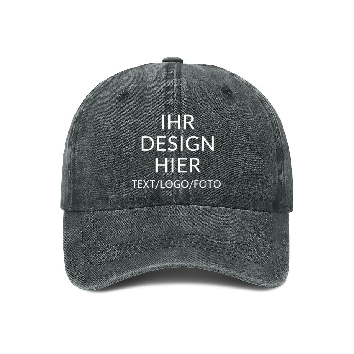 Personalisiertes Baseball Cap Von ERICAT – Mit Eigenem Foto, Text Oder Logo | 95% Baumwolle | Verstellbar Für Männer & Frauen