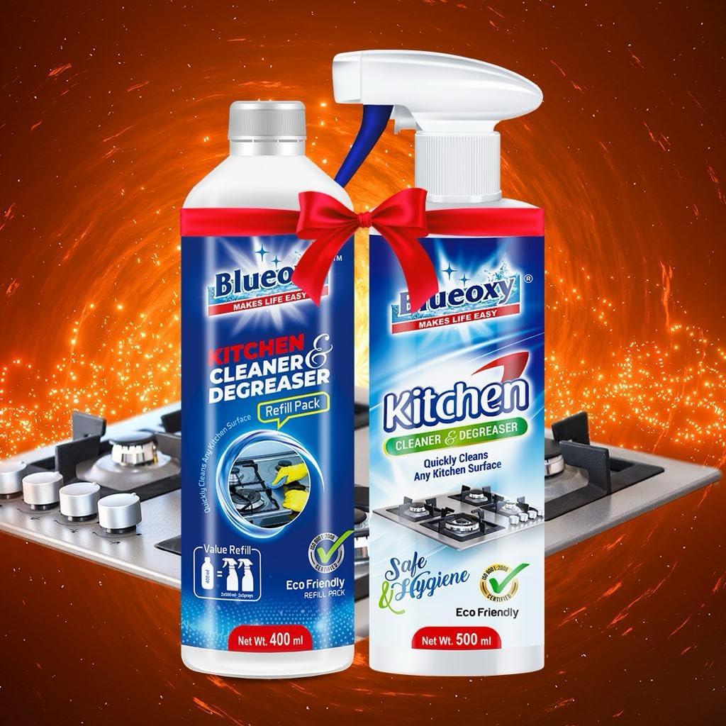 Blueoxy Kitchen Cleaner & Degreaser Spray 500 ml + Kitchen Cleaner