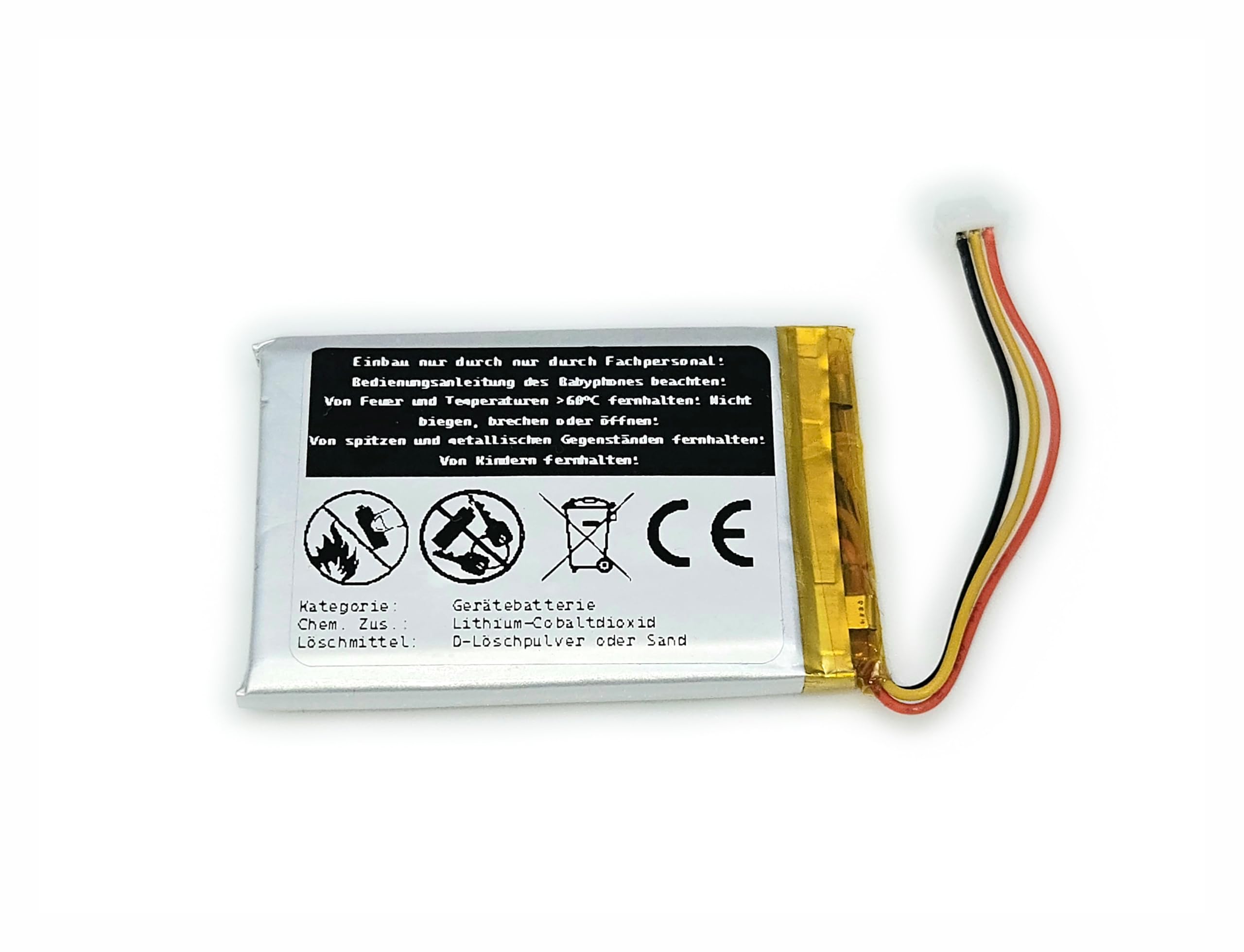 Batteria per baby monitor GHB UU24, HelloBaby HB24, HB32, SM24, UU Infant Babyfon