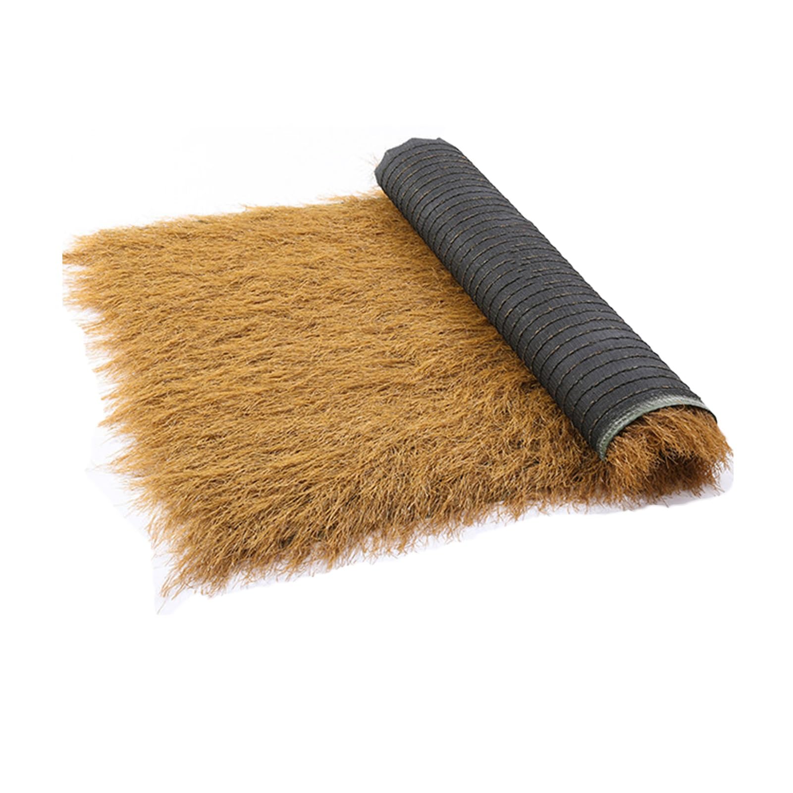 YCOVSFP Tiki bar artificial thatch roofing roll; waterproof and fire-retardant synthetic thatch; suitable for huts, patios, beaches, Hawaiian parties, and bars(1x8m(3.2x26.2ft))