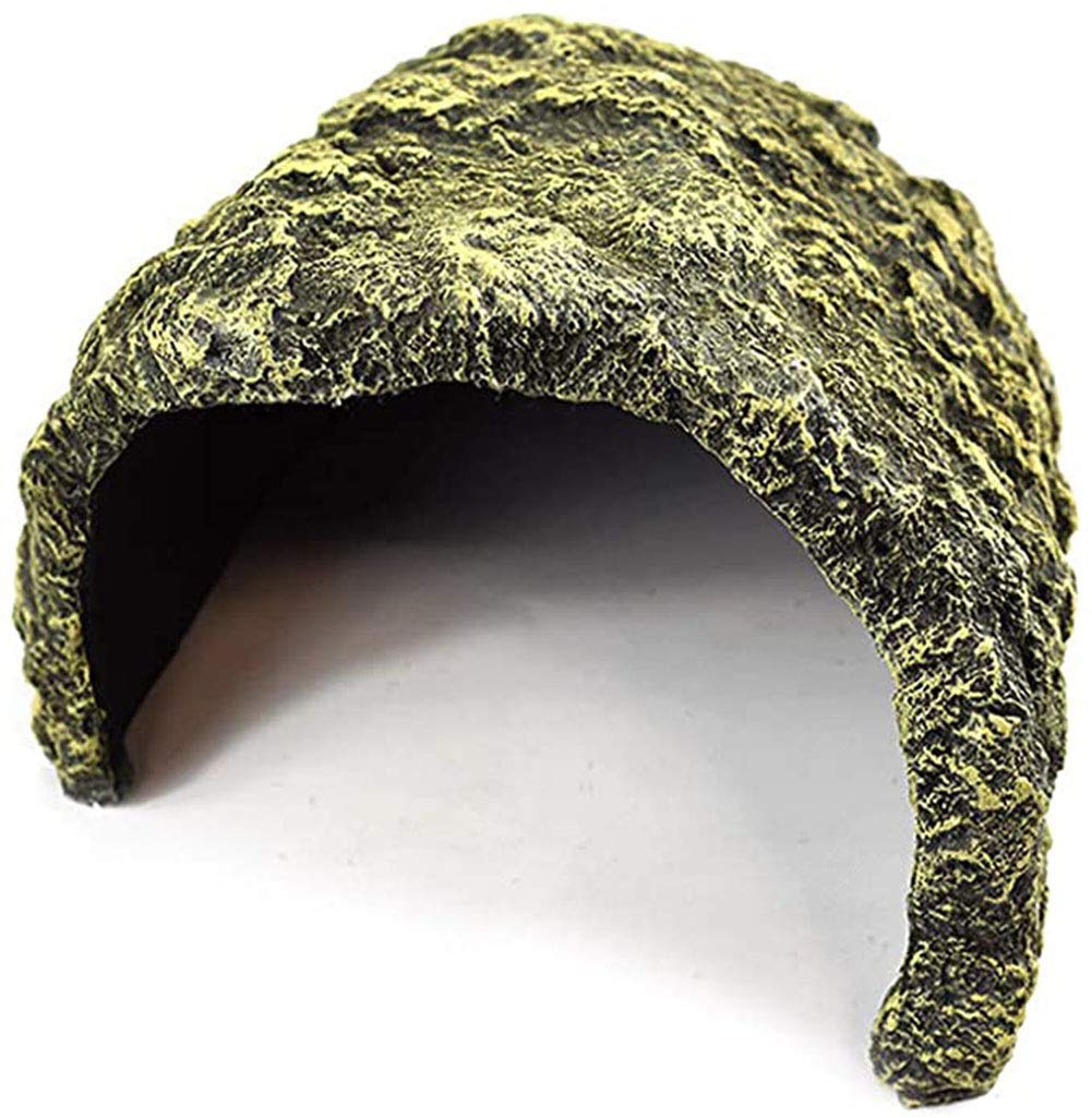 OMEM Rettile Evasione Foro Resina Simulazione Roccia Grande Acquario Tartaruga Fish Tank Paesaggistica