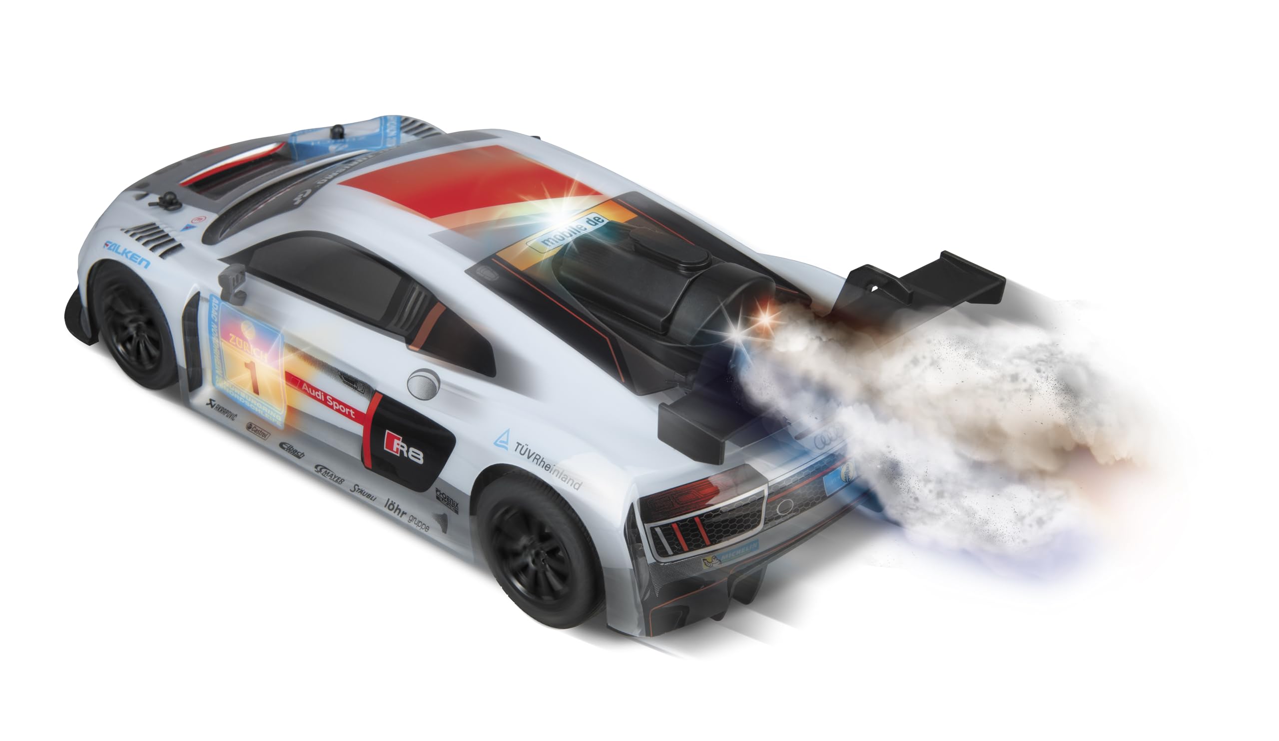 Mondo Motors - AUDI R8 FOG FUNCTION - model zdalnie sterowany w skali 1:14 - EFEKT DYMU 63799